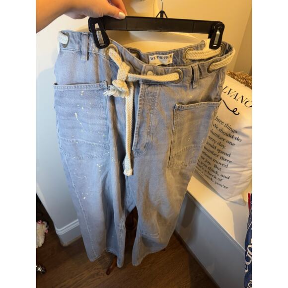 Free People Women's Moxie Low Slung Pull On Jeans Size 31 NWT Little Darlin - Picture 6 of 8